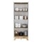 Tuhome Pamplona Double Kitchen Pantry, Double Door, Four Legs, Four Shelves, Light Oak/White ADB7160 - alternate 2